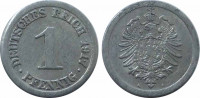  Германская империя 1 пфенниг 1917