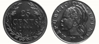 Либерия 25 центов 2000