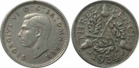 Великобритания 3 пенса 1934