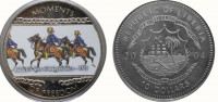 Либерия 10 долларов 2004 Битва при Пултуске