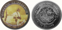 Либерия 10 долларов 2001 Испанская гражданская война 1936-37