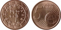 Португалия 5 евроцентов 2006 