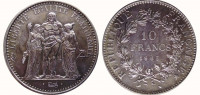 Франция 10 франков 1965