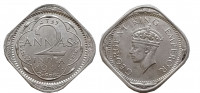 Британская Индия 2 анны 1941