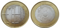 Словения 3 евро 2010 Любляна — Всемирная столица книги