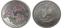 Куба 1 песо 1997 " Lochnera Rosea"