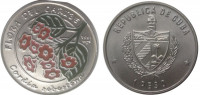 Куба 1 песо 1997 "Cordia Sebestena"