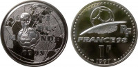 Франция 1 франк 1997 Чемпионат мира по футболу 1998