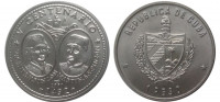 Куба 1 песо 1991 "Братья Пинсон"