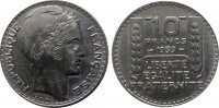 Франция 10 франков 1939