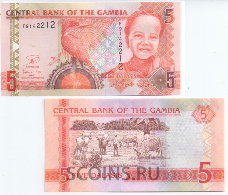 Гамбия 5 даласи 2006-14
