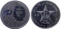 Куба 1 песо 2011 ЧеГевара пробная
