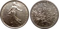 Франция 5 франков 1963