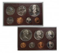 Острова Кука набор монет 1975 proof