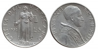 Ватикан 5 лир 1952