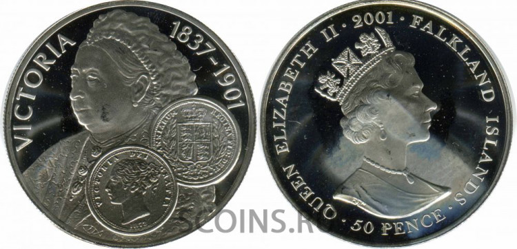 50 пенсов 2001Виктория