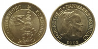Дания 20 крон  2003 Башня Кристиансборгского дворца
