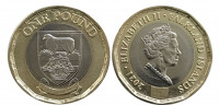 Фолклендские острова 1 фунт 2021 Герб ФО (UNC)