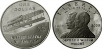 США 1 доллар 2003 100 лет первому полету