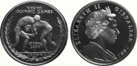 Гибралтар 1 крона 2003 Олимпийские игры в Афинах, греко-римская борьба