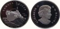 Канада 1 доллар 2010  100 лет канадским ВМФ  Серебро, proof