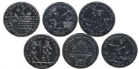 Гибралтар набор из 6 монет 1 крона 1996 - олимпийские игры в Атланте