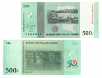 Конго 500 франков 2010 