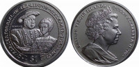 Британские Виргинские острова (БВО) 1 доллар 2003 Генрих VIII и принцесса Елизавета