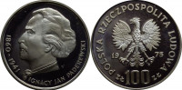 Польша 100 злотых 1975 Игнаций Ян Падеревский
