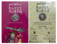 Гибралтар 50 пенсов 2022 Книги Дэвида Уоллиамса Ужасная тетушка - Awful Auntie