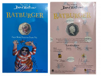 Гибралтар 50 пенсов 2022 Книги Дэвида Уоллиамса Ратбургер - Ratburger