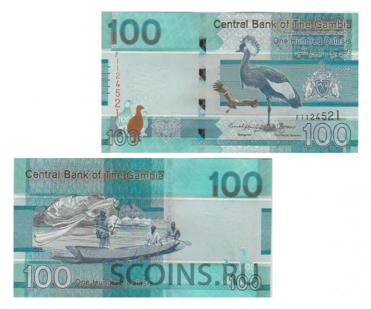 Гамбия 100 даласи 2023