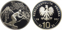 Польша 10 злотых 1998 XVIII зимние Олимпийские Игры, Нагано 1998