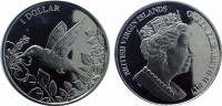  Виргинские острова 1 доллар 2017  Колибри