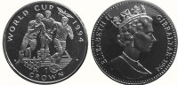 Гибралтар 1 крона 1994 Чемпионат мира по футболу в США  -три игрока