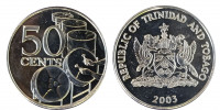 Тринидад и Тобаго 50 центов  2003 UNC 