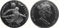 Гибралтар 1 крона 1994 Чемпионат мира по футболу в США  - вратарь
