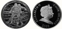 Острова Кука 1 доллар 2002 XIX зимние Олимпийские игры 2002 в Солт-Лейк-Сити (США) - Лыжные гонки