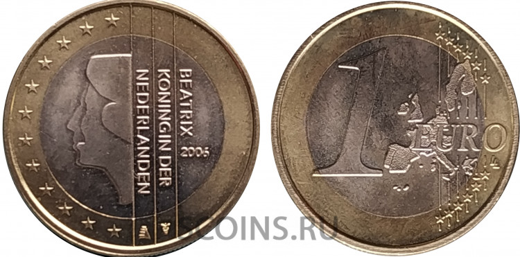 Нидерланды 1 евро 2006