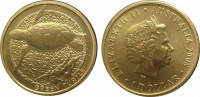 Австралия 1 доллар 2008 "Зеленая Черепаха"