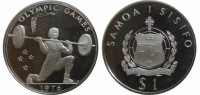 Самоа 1 тала 1976 XXI Летние Олимпийские игры 1976, Монреаль (Серебро)