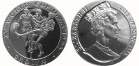 Остров Мэн 1 крона 1994 Чемпионат мира по футболу в США - три игрока 
