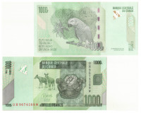 Конго 1000 франков 2022