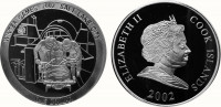Острова Кука 1 доллар 2002 XIX зимние Олимпийские игры 2002 в Солт-Лейк-Сити (США) - Бобслей (четверки)