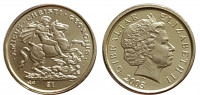 Гибралтар 1 фунт 2003 1700 лет со дня смерти Святого Георгия