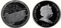 Острова Кука 1 доллар 2002 XIX зимние Олимпийские игры 2002 в Солт-Лейк-Сити (США) - Бобслей