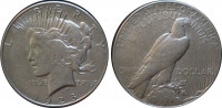 США 1 доллар 1928 Серебро 900 26,73 гр "Peace"