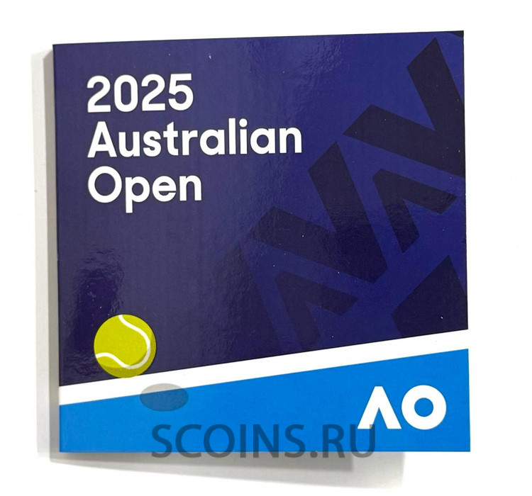 Австралия 2 доллара 2025 Открытый чемпионат Австралии по теннису 2025 (Australian Open), Мужская сборная 
