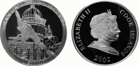 Острова Кука 1 доллар 2002 XIX зимние Олимпийские игры 2002 в Солт-Лейк-Сити (США) - Конькобежный спорт