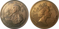 Гибралтар 5 фунтов 1995 Адмирал Г. Нельсон
